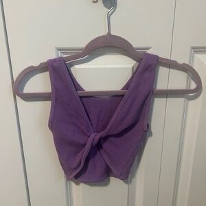 Urban Outfitters out from under twist front tank top- Purple